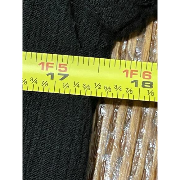 Neiman Marcus Women Black Embroidered Tunic Dress Sz Small Midi Shift Whimsigoth - Picture 7 of 14